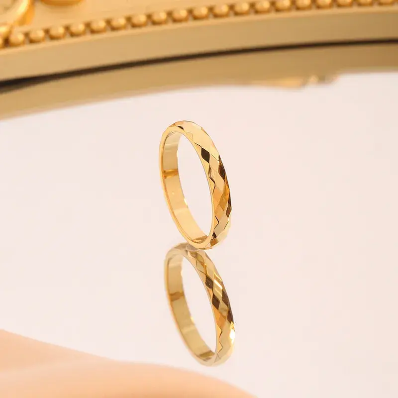 Shiny Minimal Ring size 5 - FY0134